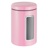 Контейнер для хранения с окошком - цилиндр (цвет розовый) WESCO 321206-26